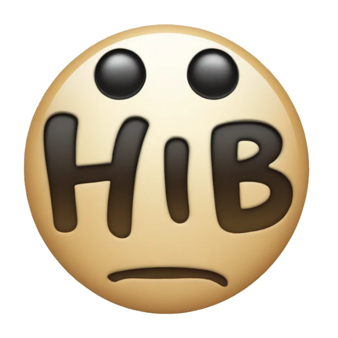 the words "hi back" on a back sticker