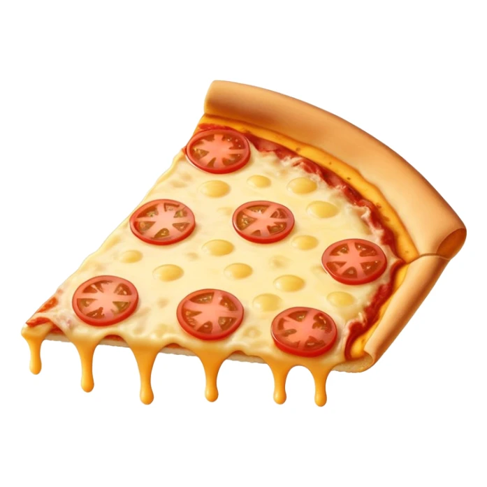 New York slice of cheese pizza NO PEPPERONI sticker