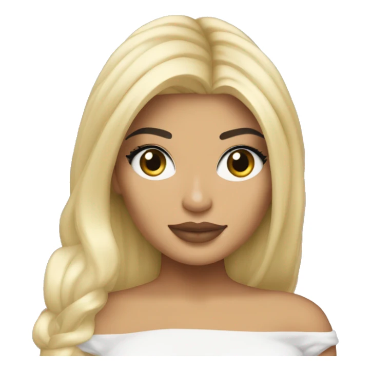 Kylie jenner blonde princess sticker