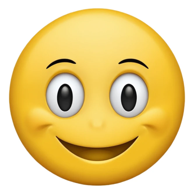 Smiley face (yellow circle) with a bump black on chin that’s cool! sticker