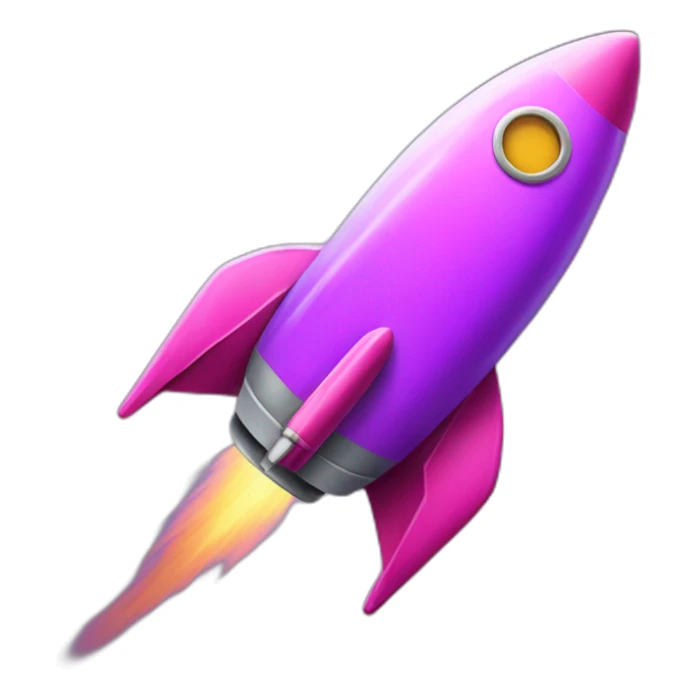 Purple pink space token coin rocket stars sticker