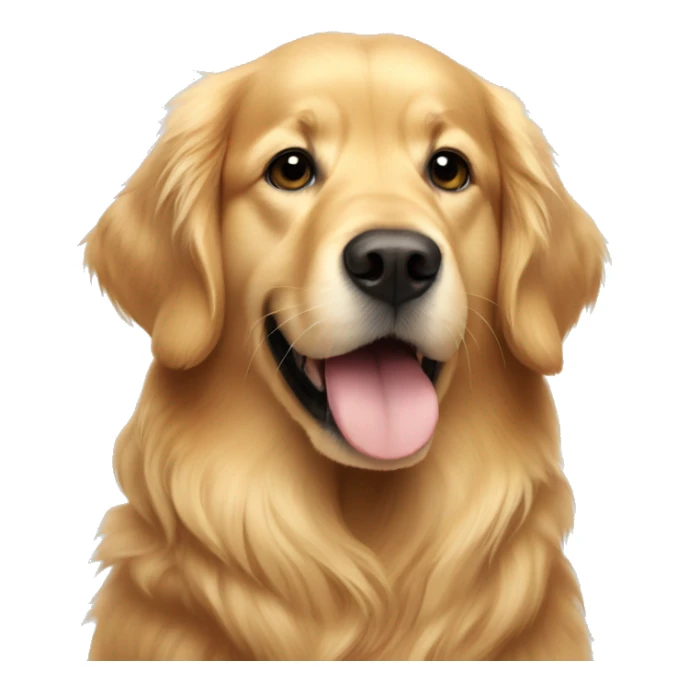 Golden retriever with my s sister sticker