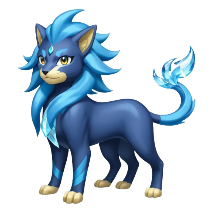 Luxray-Suicune-Amaura-fusion sticker