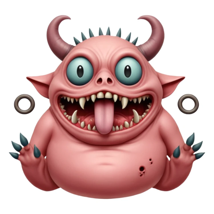 cinematic - hieronymus bosch phantasmagoric mutated creatures from hellish expanses sticker