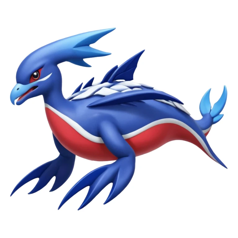 Yveltal-Kyogre-Lugia-Fakémon-hybrid-creature (full body)  sticker