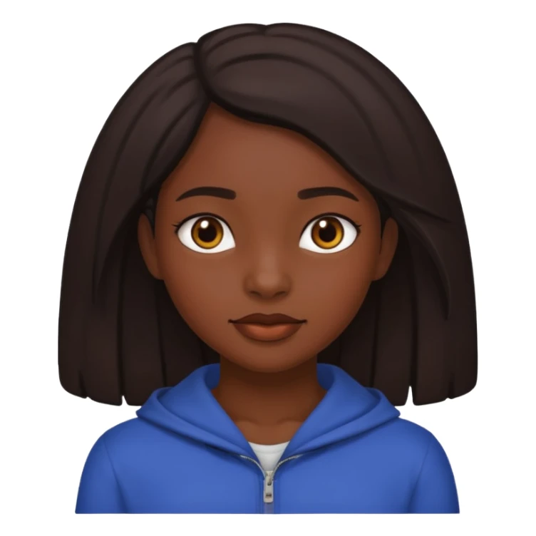 Prenses esmer kız sticker