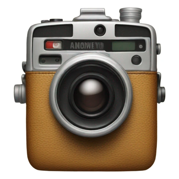 i want you to create a disposable camera vintage emoji sticker