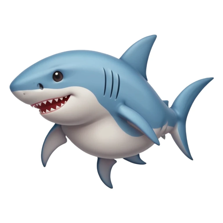 pregnant girly shark holding it’s pregnant belly sticker