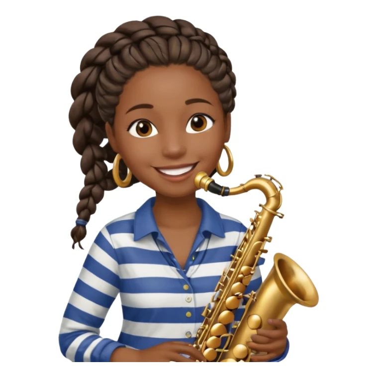 Street Music Performer black woman  sticker