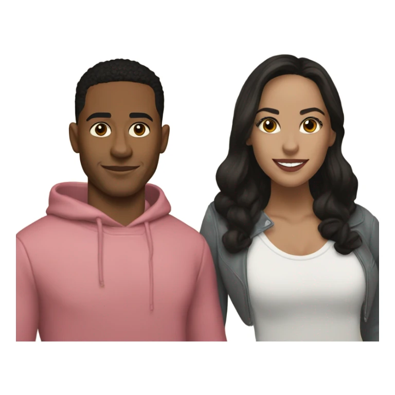 tefi valenzuela and josh king madrid sticker