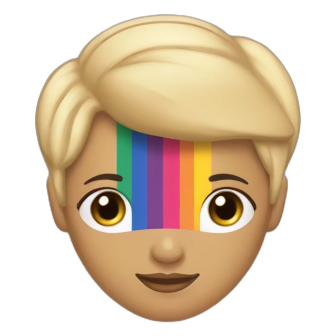 Bandera lgbt lesbiana sticker