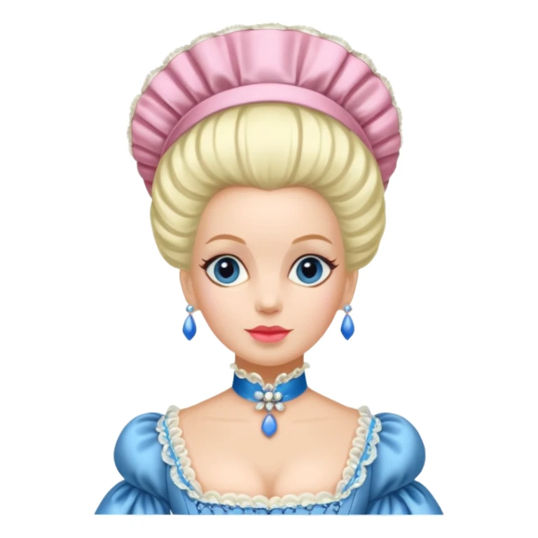 marie Antoinette fashion  sticker