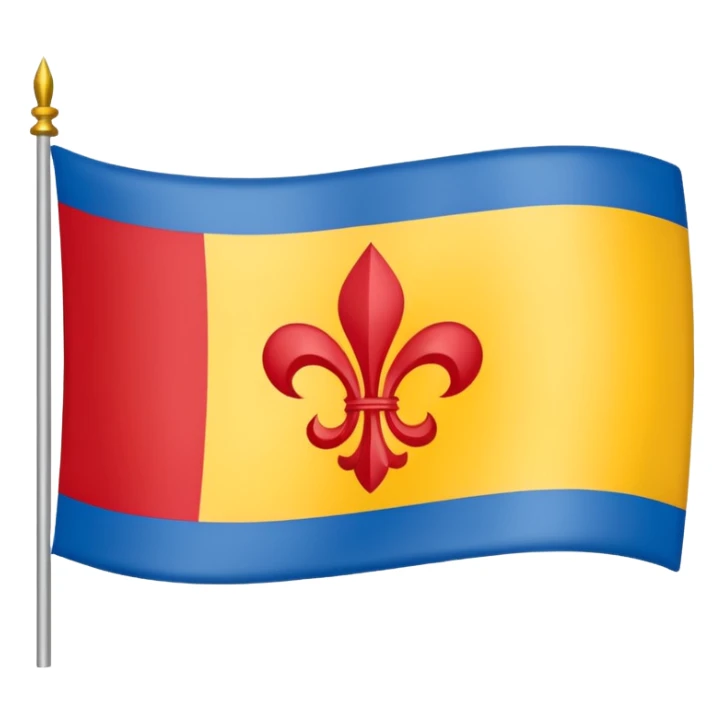 Drapeau de la région du Var 83 en France: composé de cette manière : 🟥🟥🟥🟥🟥🟥🟥
🟨🟨🔵🔵🔵🟨🟨
🟨🟨🔵⚜️🔵🟨🟨
🟨🟨🔵🔵🔵🟨🟨
🟨🟨🟨🟨🟨🟨🟨 sticker