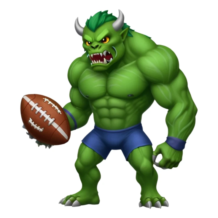 Fantasy football monster  sticker