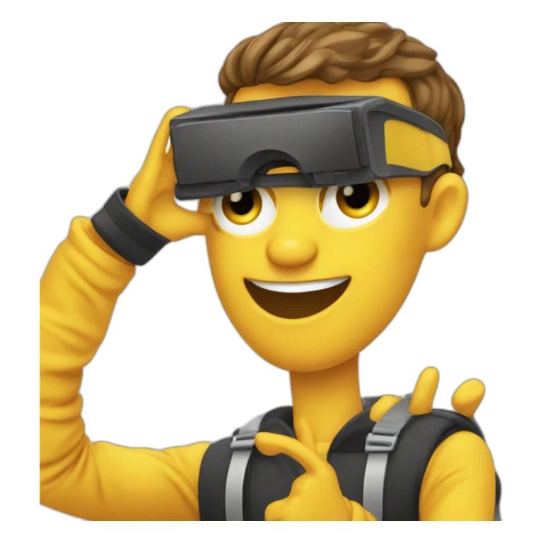 Humain tiktokeur qui fais un dab sticker