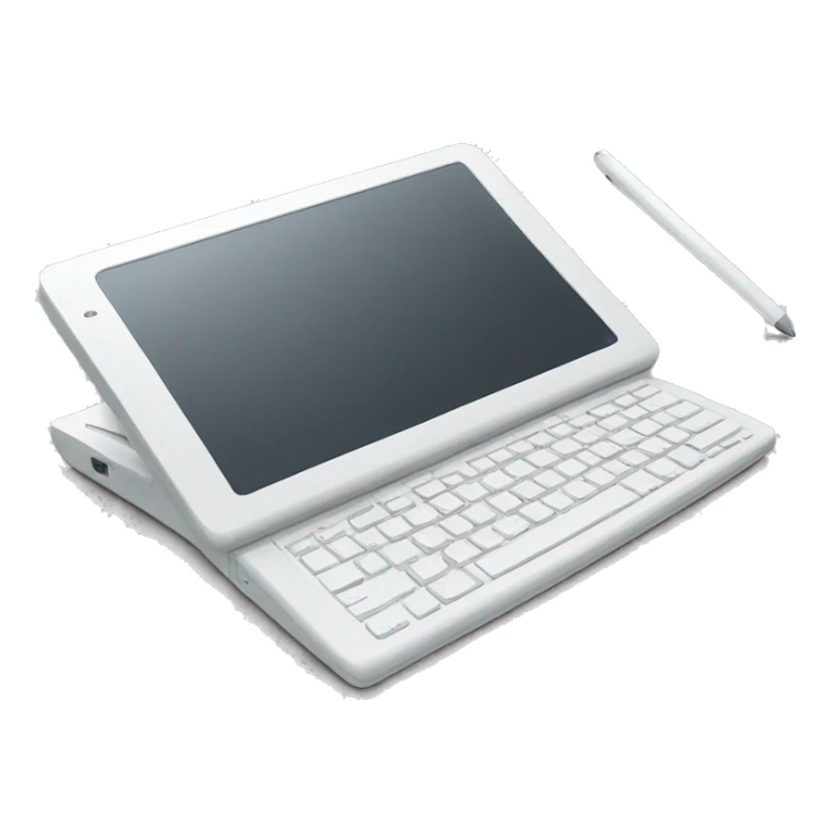 Graphic tablet white sticker