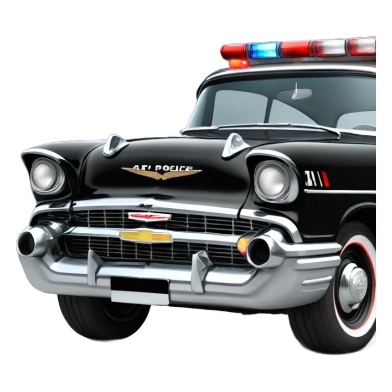 Satan’s 1957 Chevy police car sticker