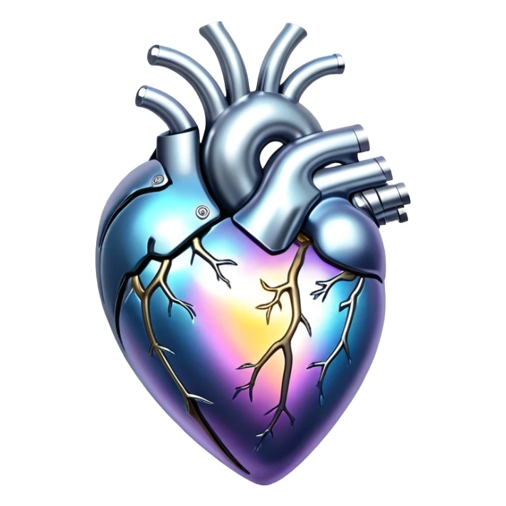 sorayama astral heart glowing aura sticker