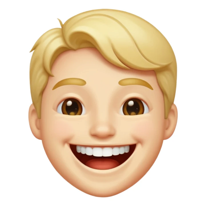 Fammi una persona che ride sticker