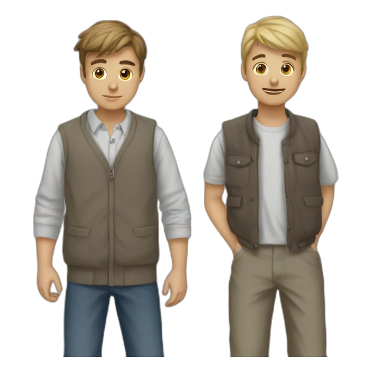 Un garçons embrasse un garcons sticker