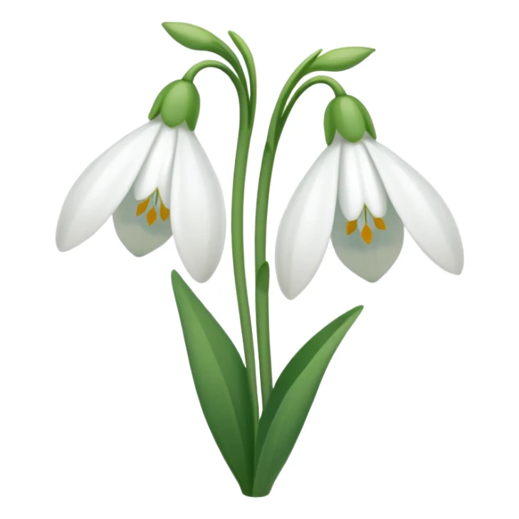 Snowdrop sticker