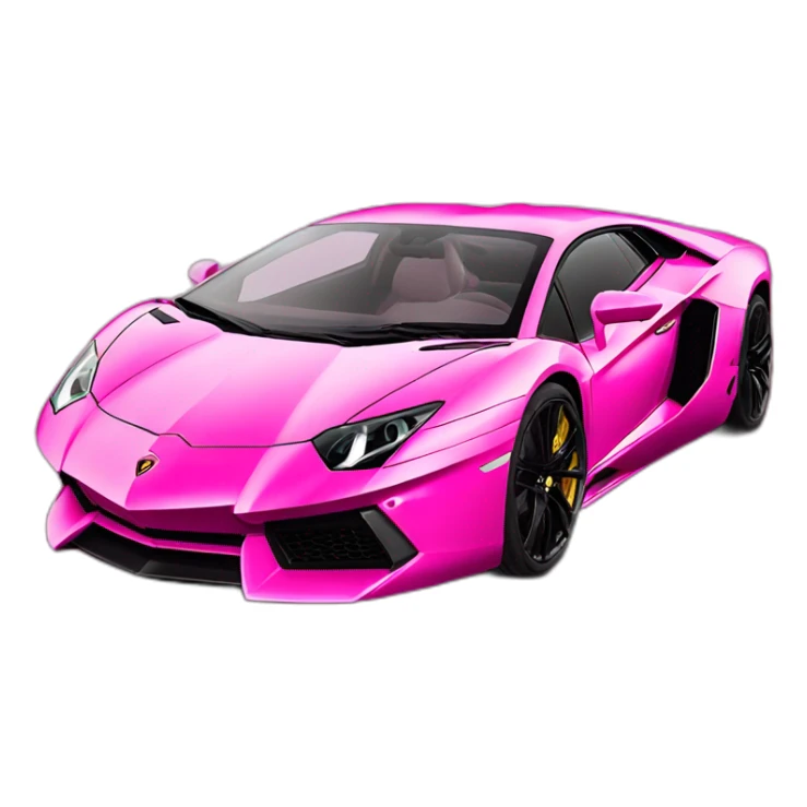 lamborghini aventador pink sticker