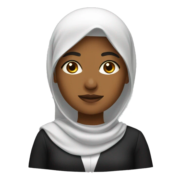 Muslim female lawyer  sticker