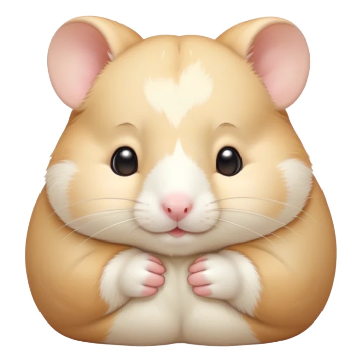 Meme-Worthy Cute Sleeping Cream Hamster Portrait Emoji, Head resting peacefully with a contented smile, showcasing a delightfully compact build and a luxuriously soft cream coat, eyes shut in a serene nap, Simplified yet hilariously adorable features, highly detailed, glowing with a soft, drowsy light, high shine, relaxed and utterly lovable, stylized with an air of playful laziness, bright and heartwarming, soft glowing outline, capturing the essence of a comically sleepy hamster, so meme-worthy it feels like it could instantly become the next viral sensation of adorable slumber! sticker
