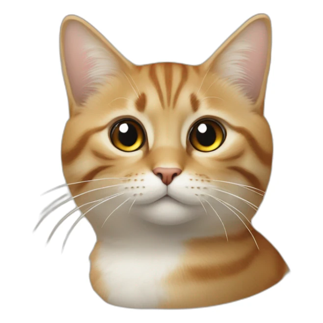 Un chat qui demande pardon a sa meilleure amie  sticker