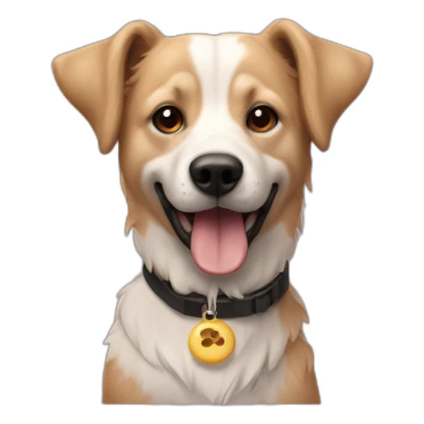 Chien faisant la fête sticker