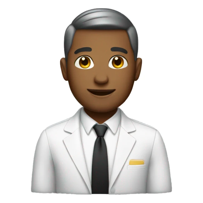 hotelier with short hair sticker