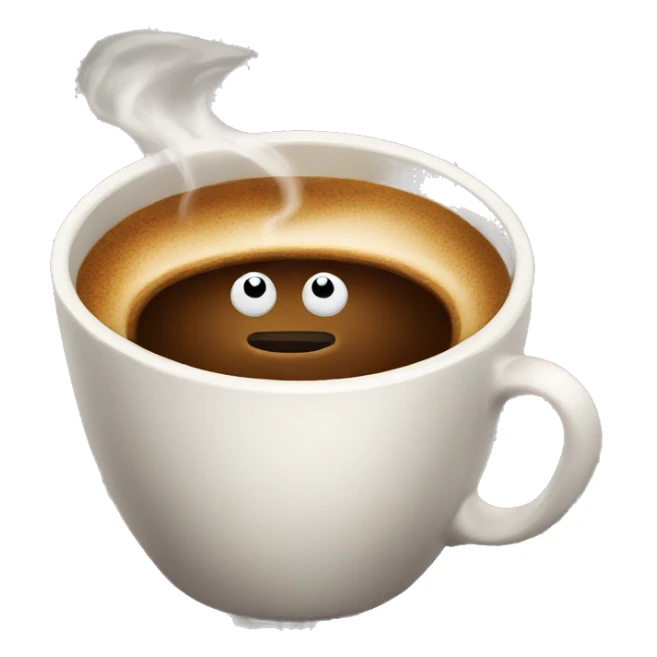 Cup of coffee with design  sticker