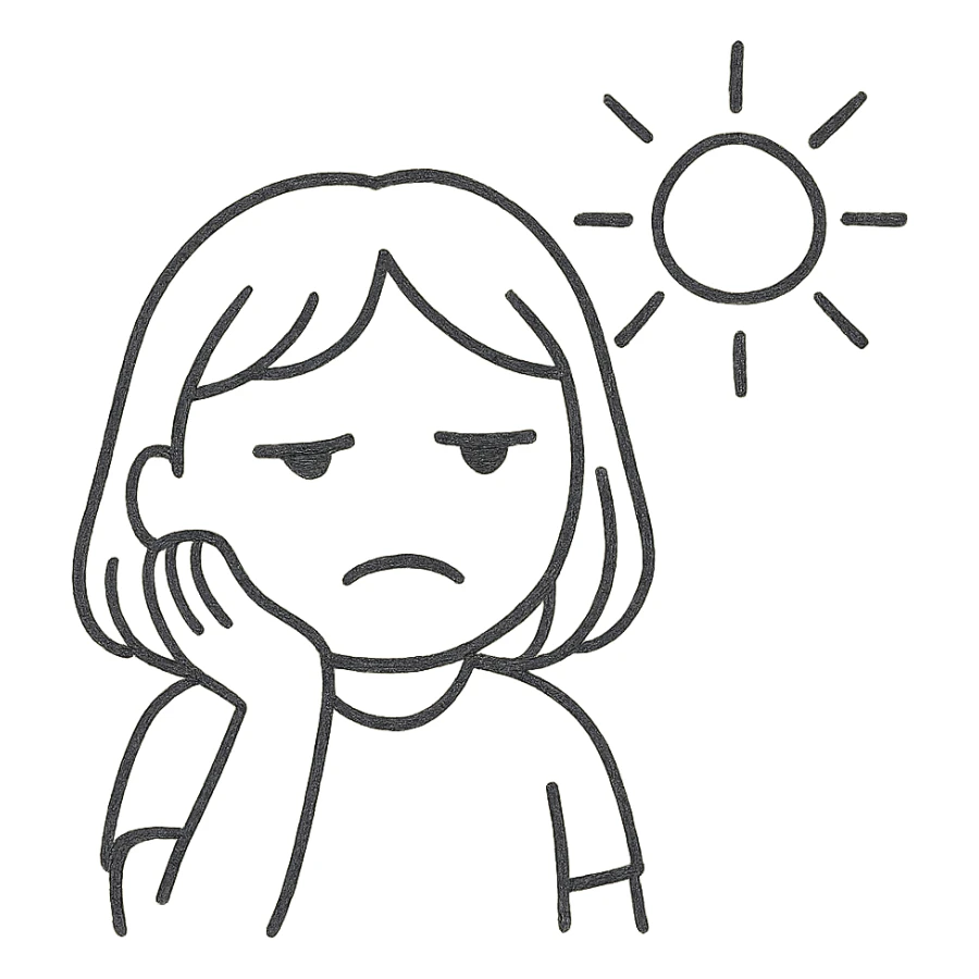 girl, sun is blazing, rest is boring emoji 18.1 sticker