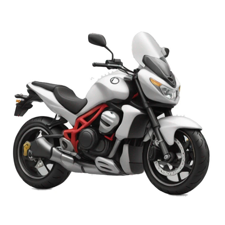 a motorbike that rears up sticker