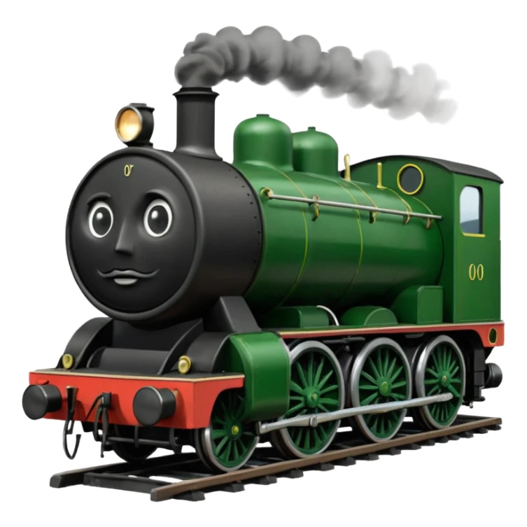 GWR 1400 Class Oliver with a face on it  sticker