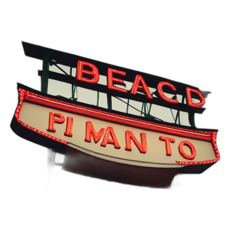 Pike place market sign Seattle sticker