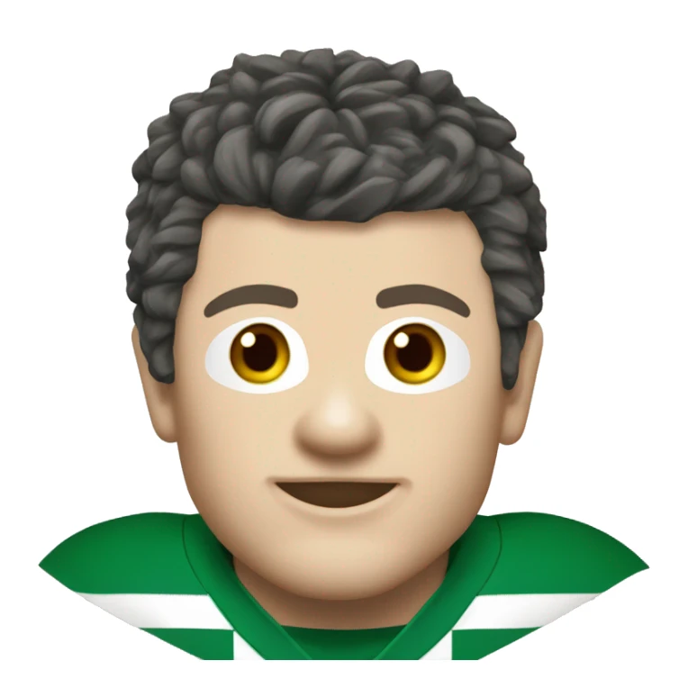 Brian O’Driscoll rugby, green kit sticker