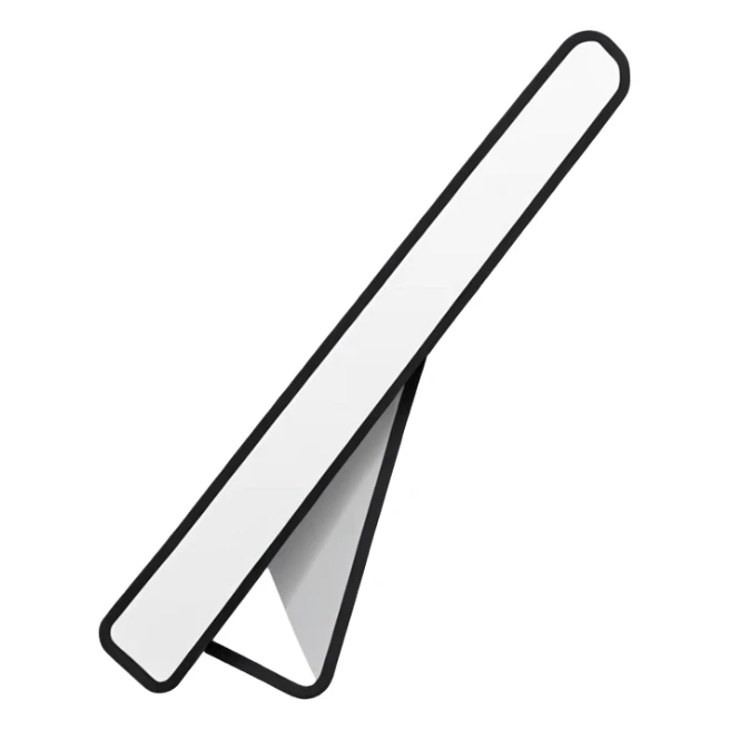 minimalistic bookmark icon with clean lines, simple and modern, high contrast sticker