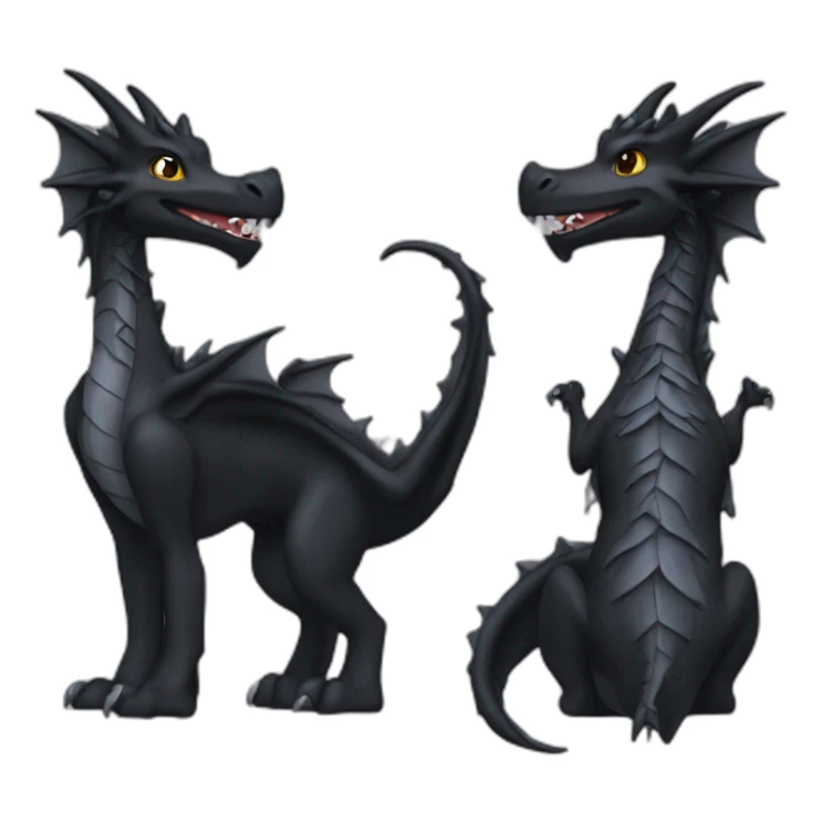 black Dragon wearing Louis vuitonn sticker