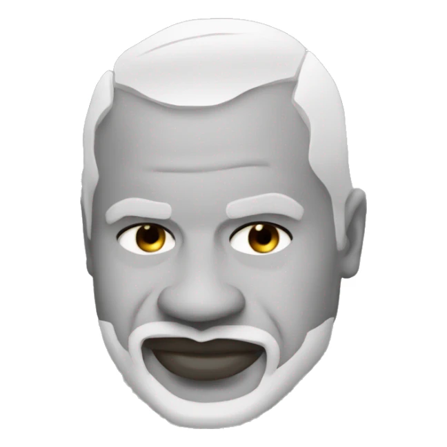 Shaq o neal avec une tete de poule sticker