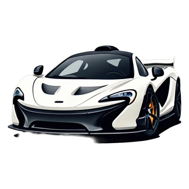 mclaren p1 Elon musk driving sticker