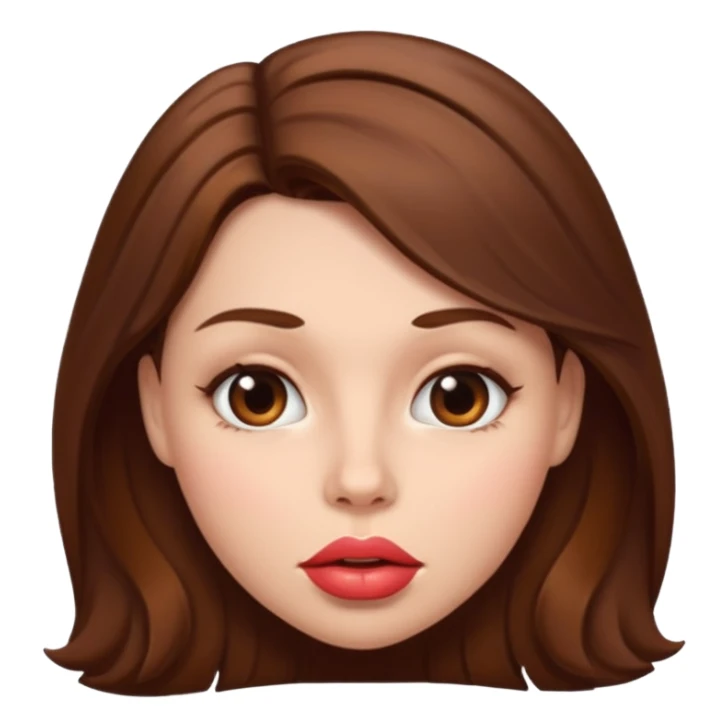 femlae with big lips more big  sticker