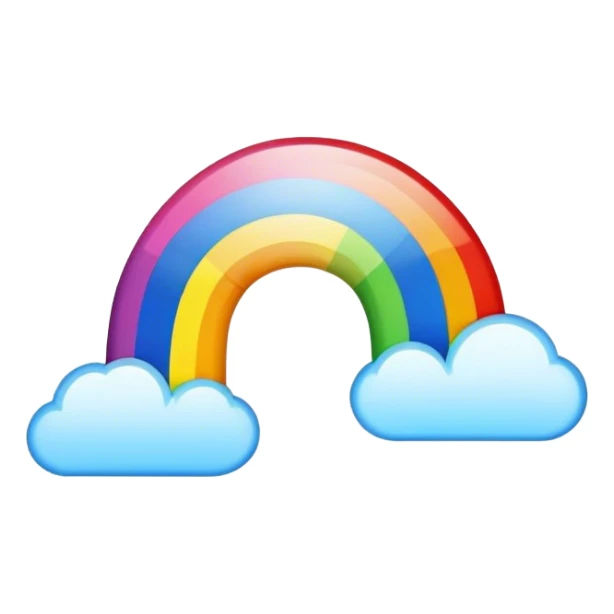 flash colored like rainbow sticker