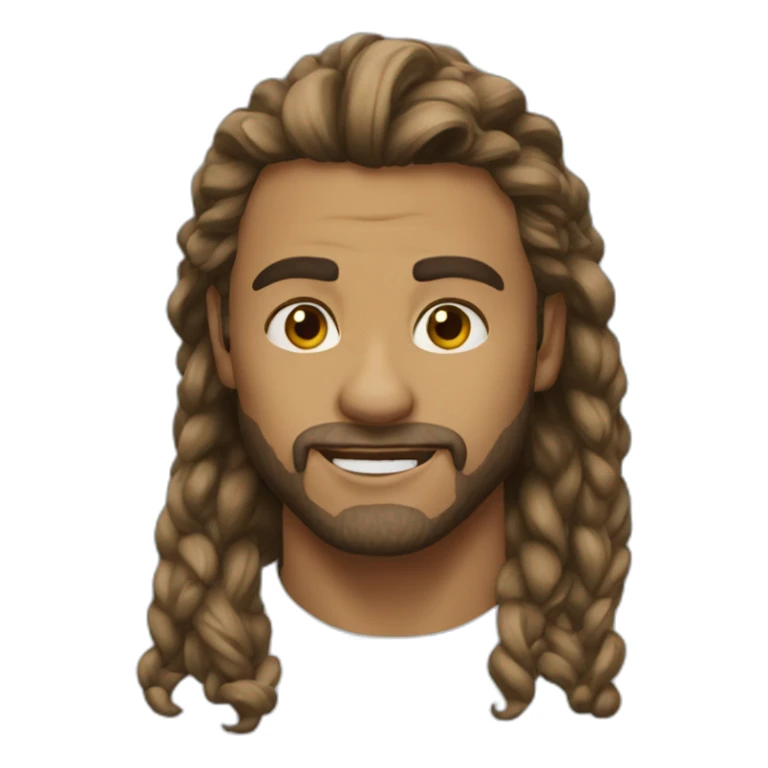 GigaChad prenant en photo sticker