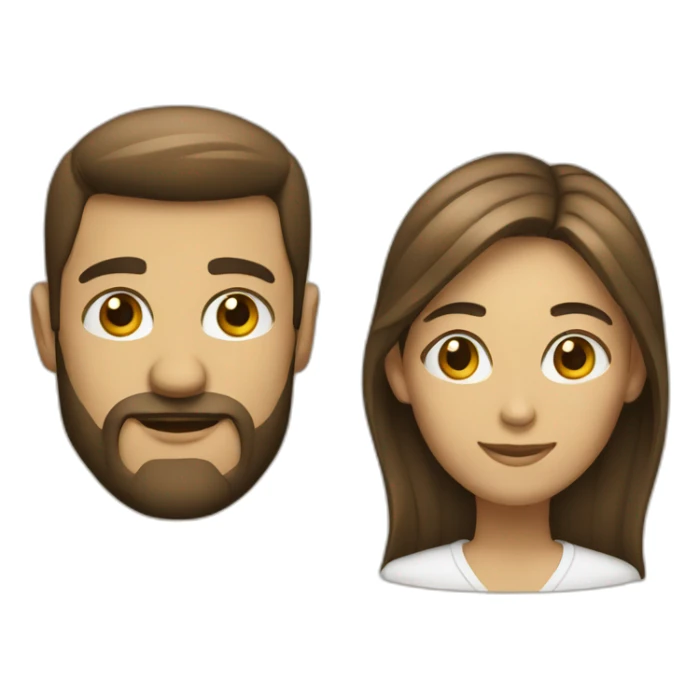 Homme et femme sticker