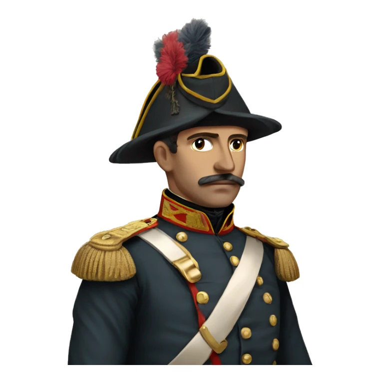 19th century English soldier sticker