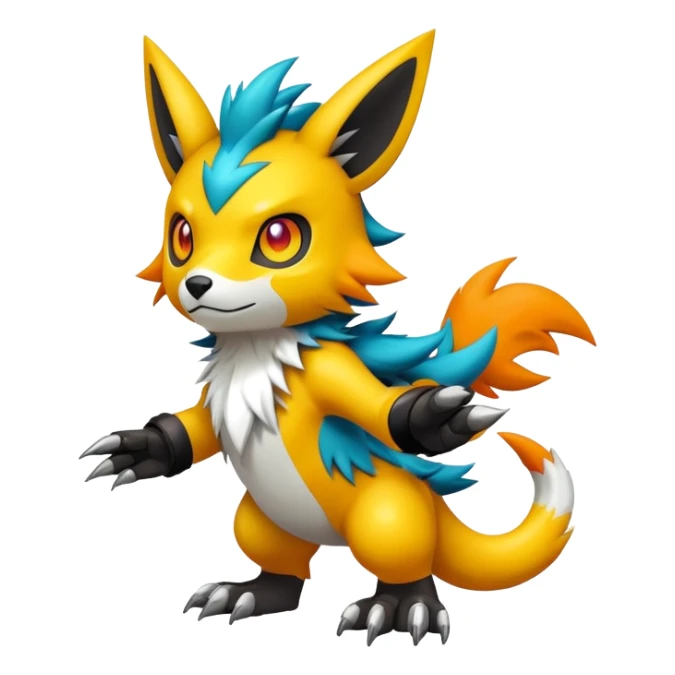  kawaii cool edgy Digimon-Fakemon-animal full body sticker