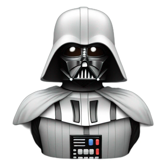darth vador without his helmet  sticker