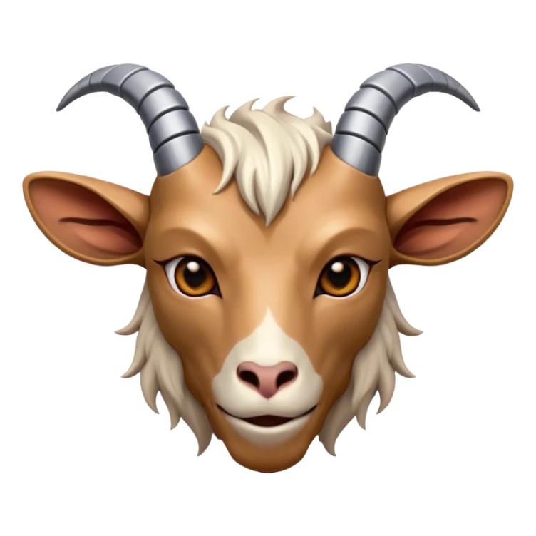 Cybernetic Goat(Ram) man 2/3 up view sticker