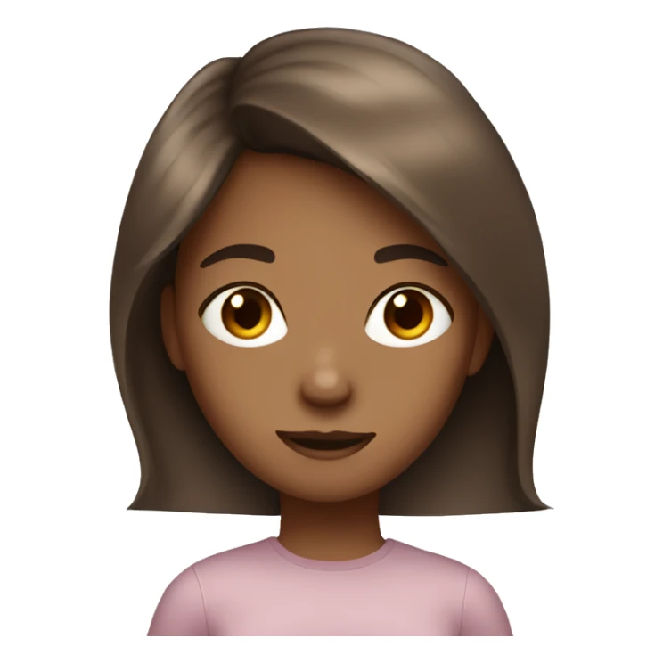 Girls with brown hair and iphone  sticker